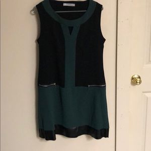 Perfect Black and Green Party Dress